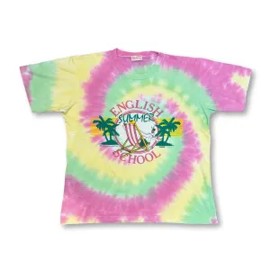 Repurposed & Reloved English Summer Tie Dye T-Shirt