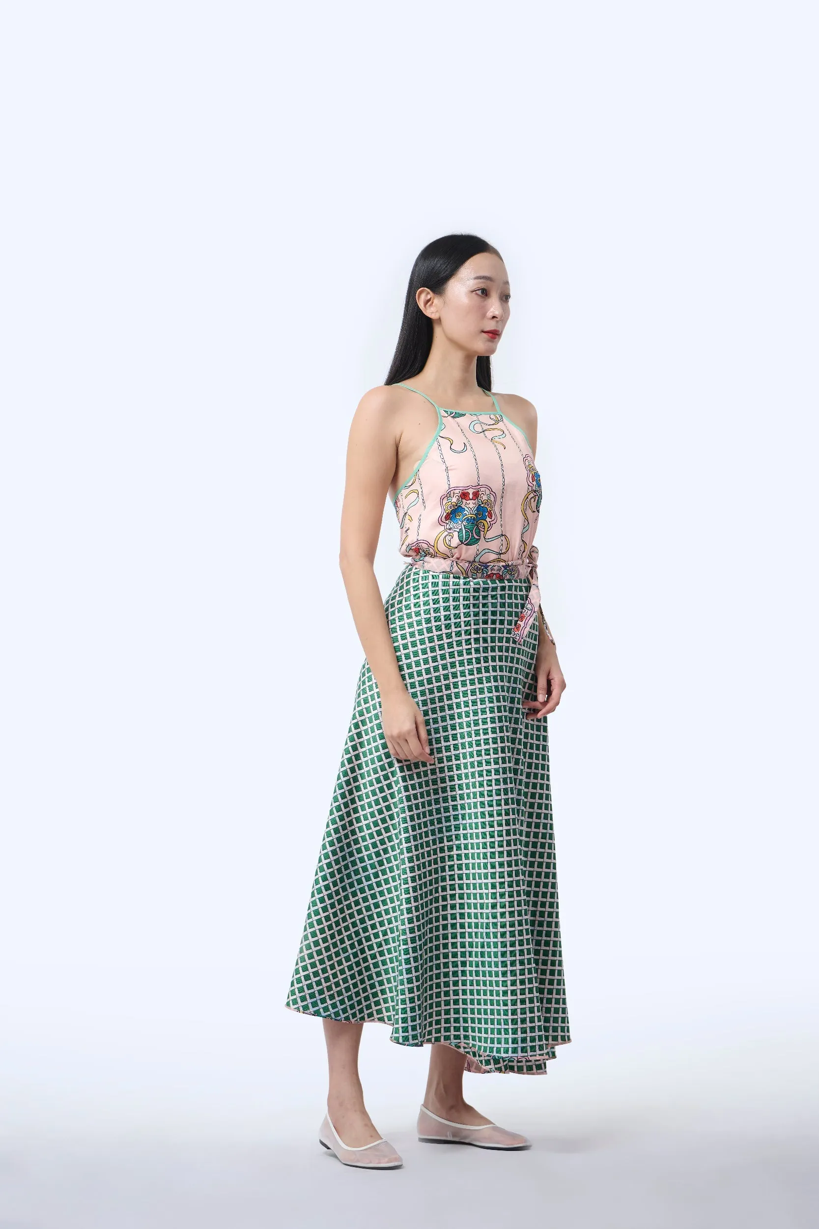 Reversible Wrap Skirt  - Ribbons Ballet