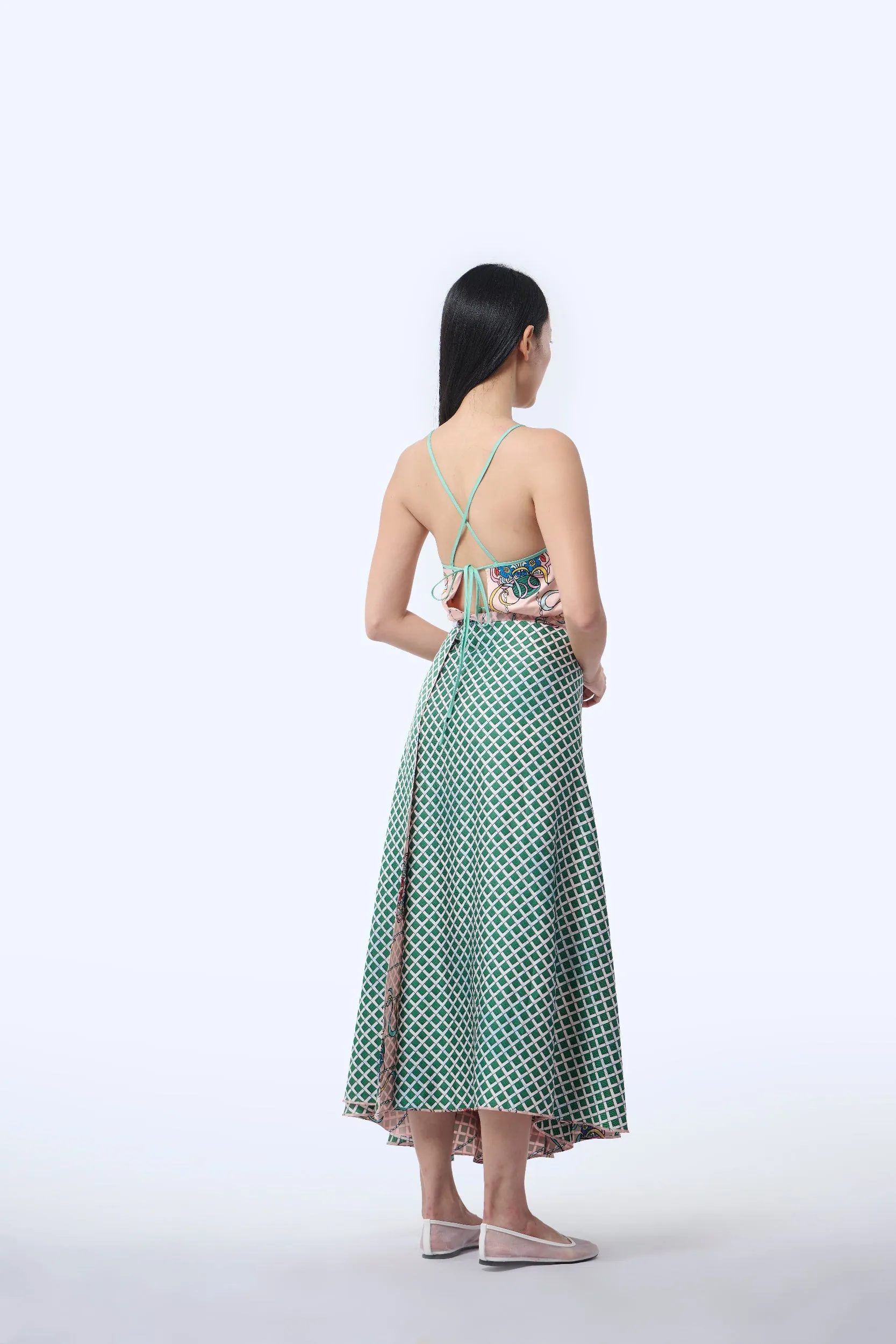Reversible Wrap Skirt  - Ribbons Ballet