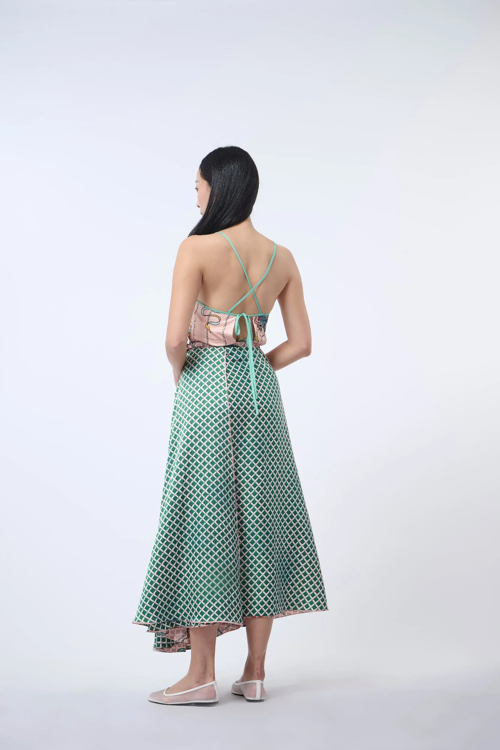 Reversible Wrap Skirt  - Ribbons Ballet