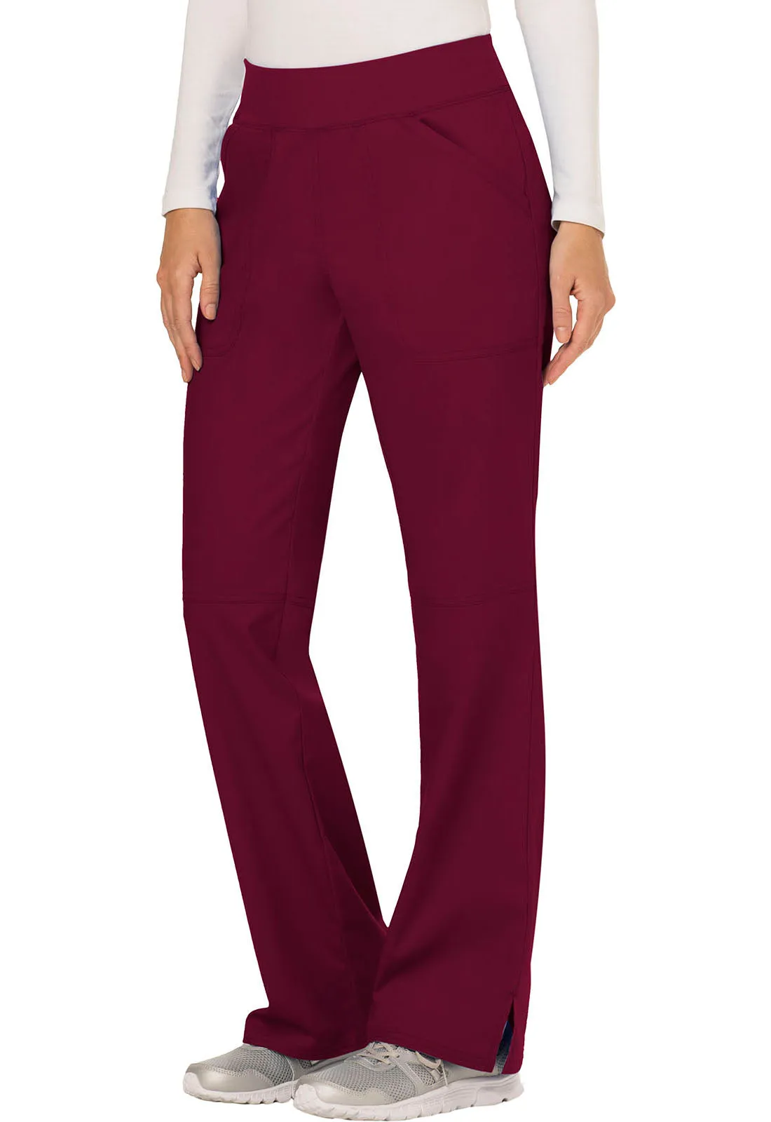 Revolution WW110 Mid Rise Straight Leg Pull-on Pants Wine