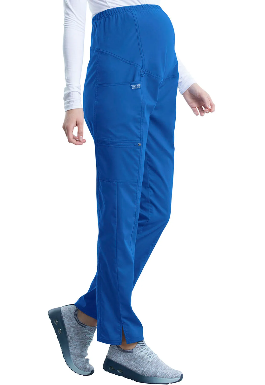 Revolution WW155 Maternity Straight Leg Pants Royal