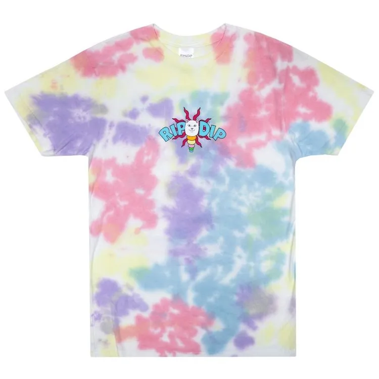 RIPNDIP Etheral T-Shirt Peach/Lavender Tie Dye