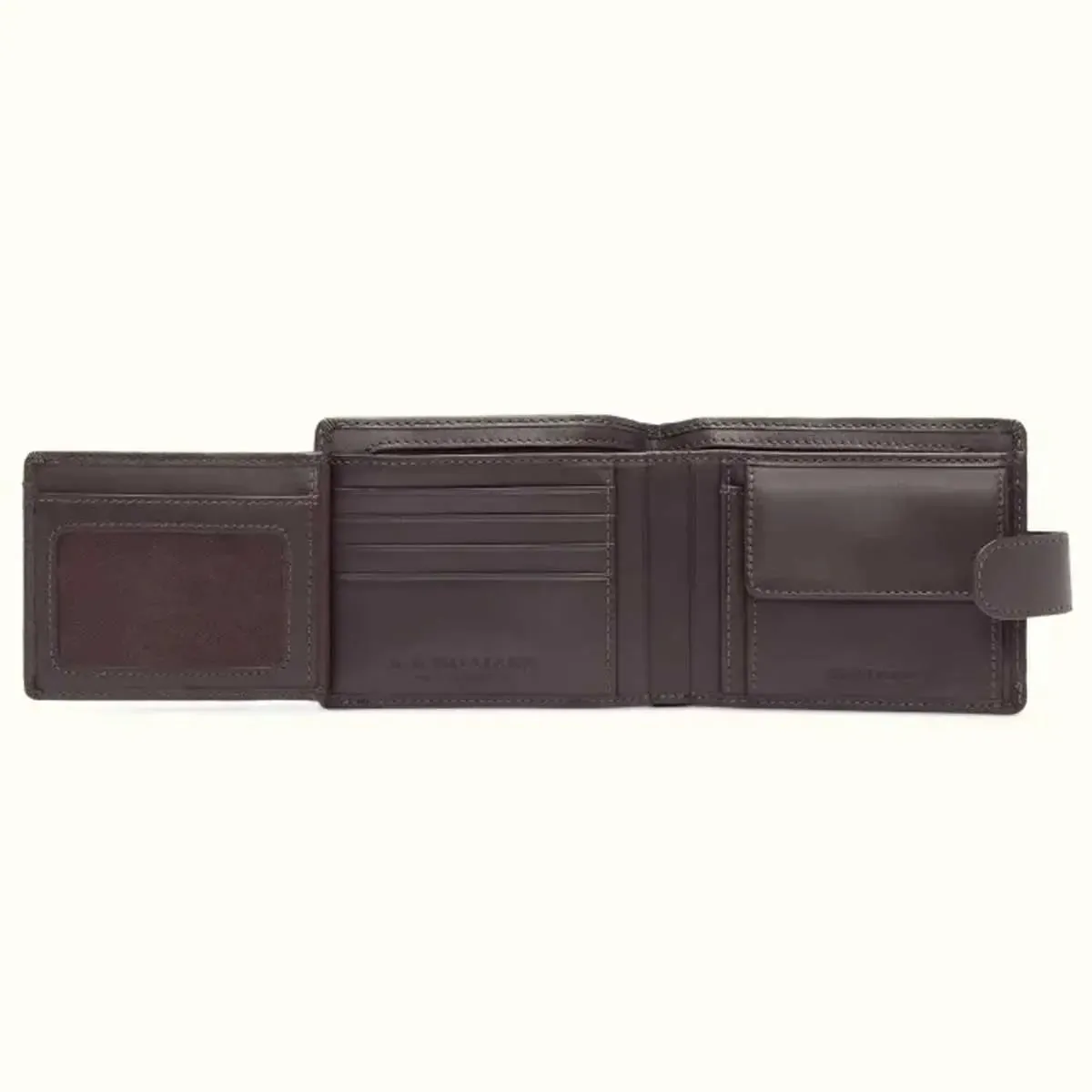RM WILLIAMS Wallet - Mens Leather with Coin Pocket & Tab - Brown