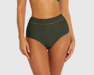 Rococco Lace High Waist - Olive