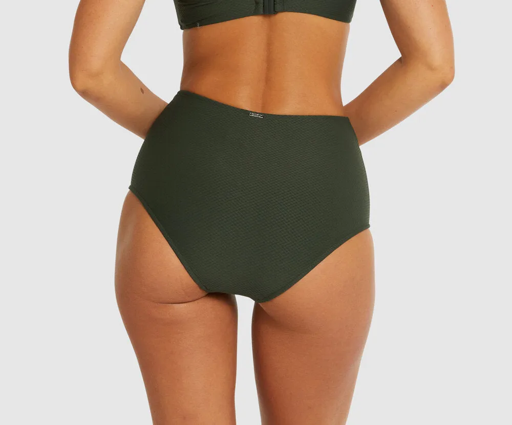 Rococco Lace High Waist - Olive
