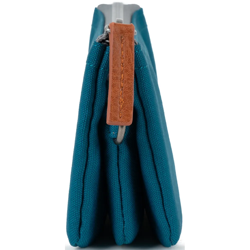 Roka Carnaby Recycled Canvas Sapphire Wallet