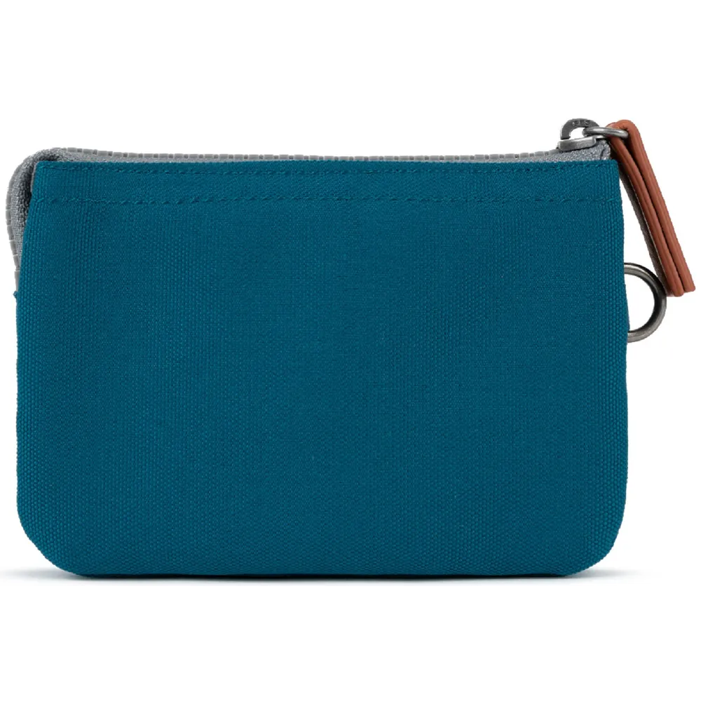 Roka Carnaby Recycled Canvas Sapphire Wallet