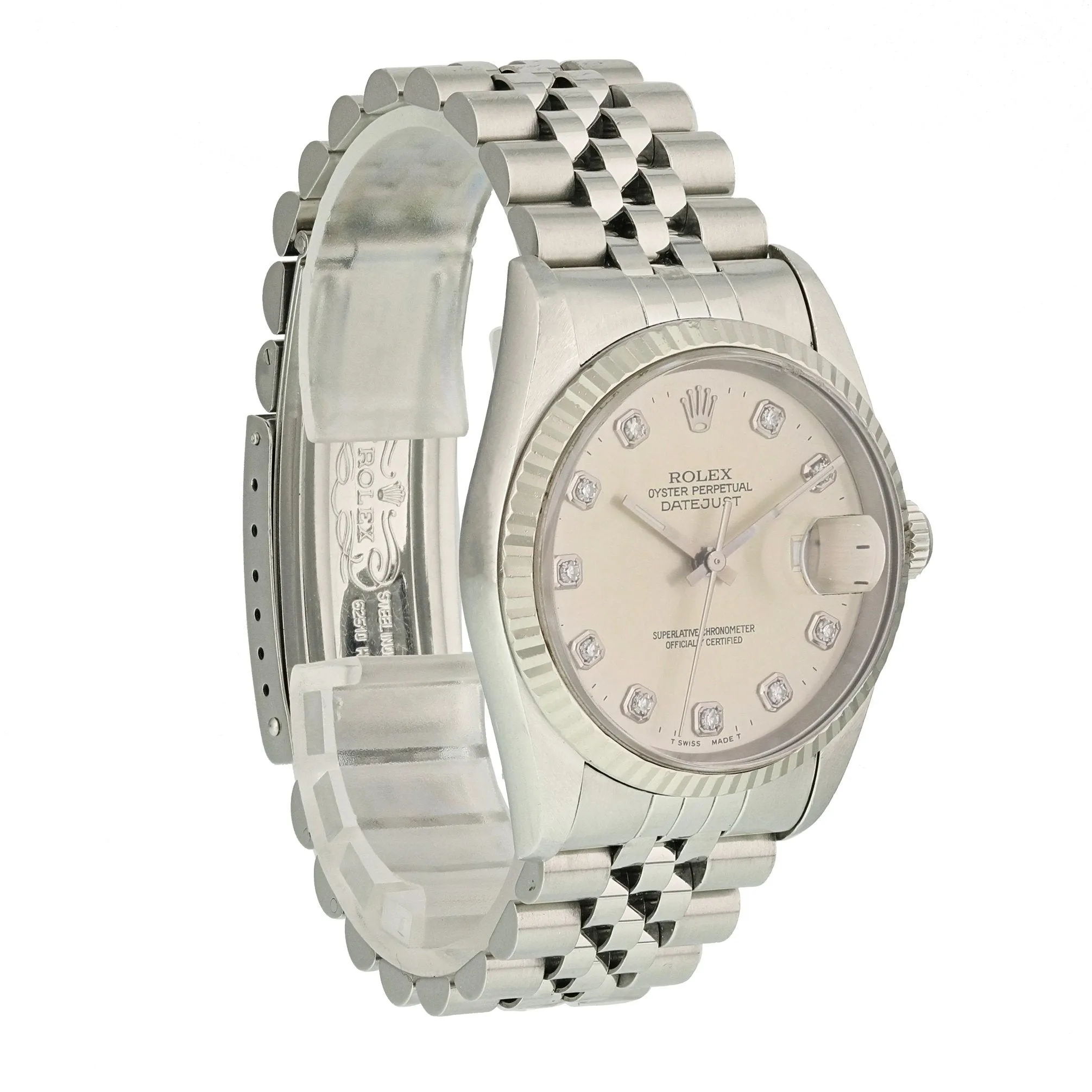 Rolex Datejust 16234 Diamond dial Mens Watch