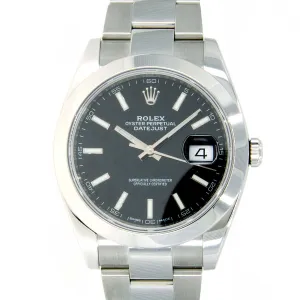 Rolex Datejust 41 Black Dial