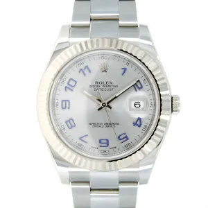 Rolex Datejust 41 Rhodium Arabic Dial
