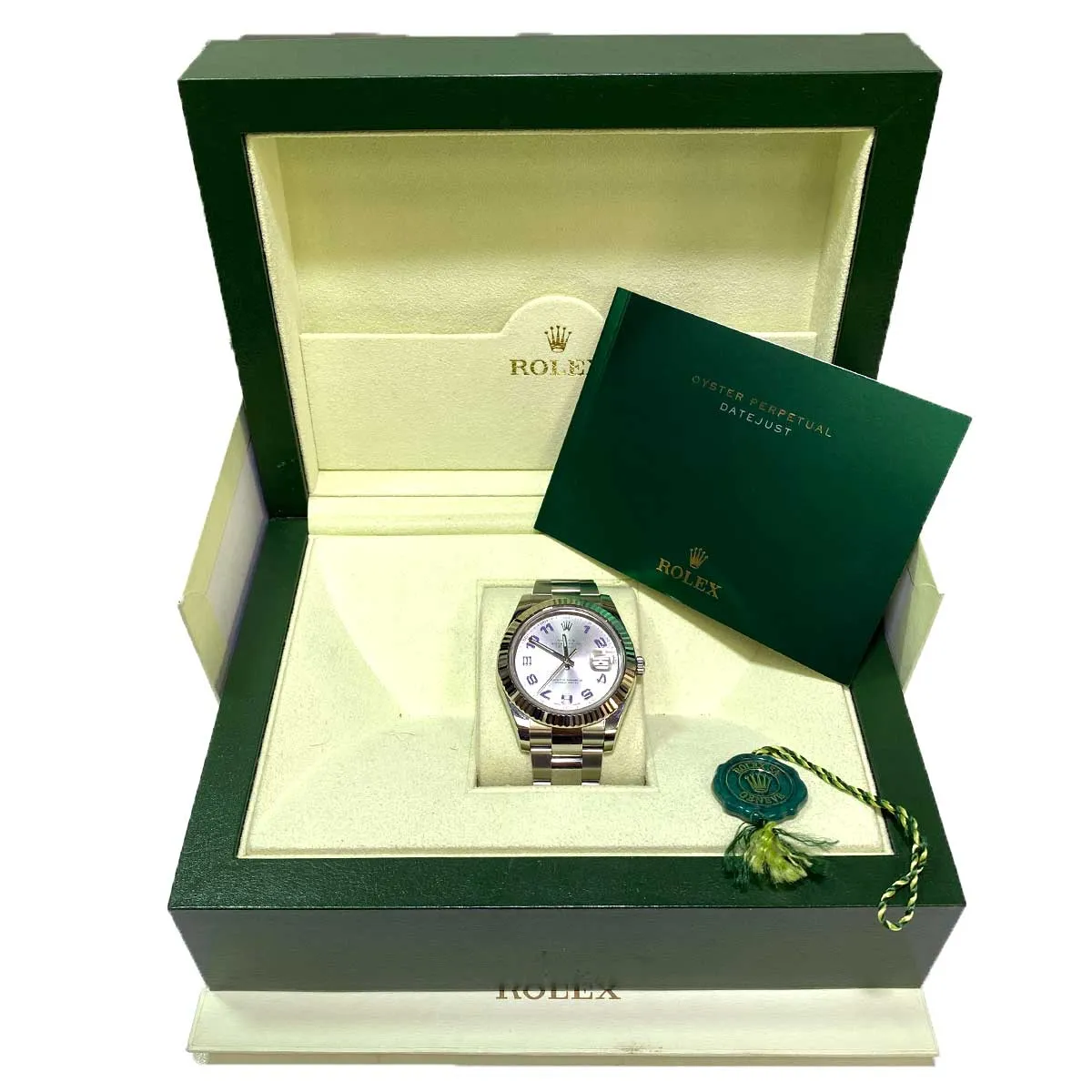 Rolex Datejust 41 Rhodium Arabic Dial