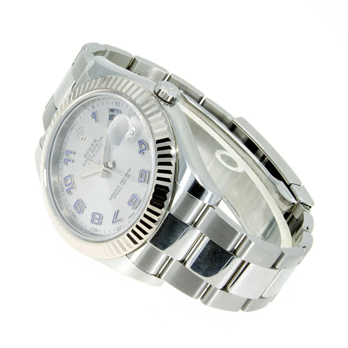 Rolex Datejust 41 Rhodium Arabic Dial