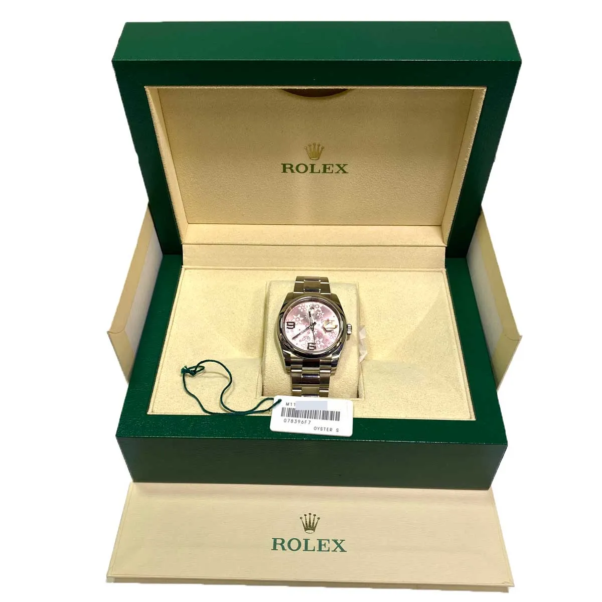 Rolex Datejust SS Pink Floral Dial
