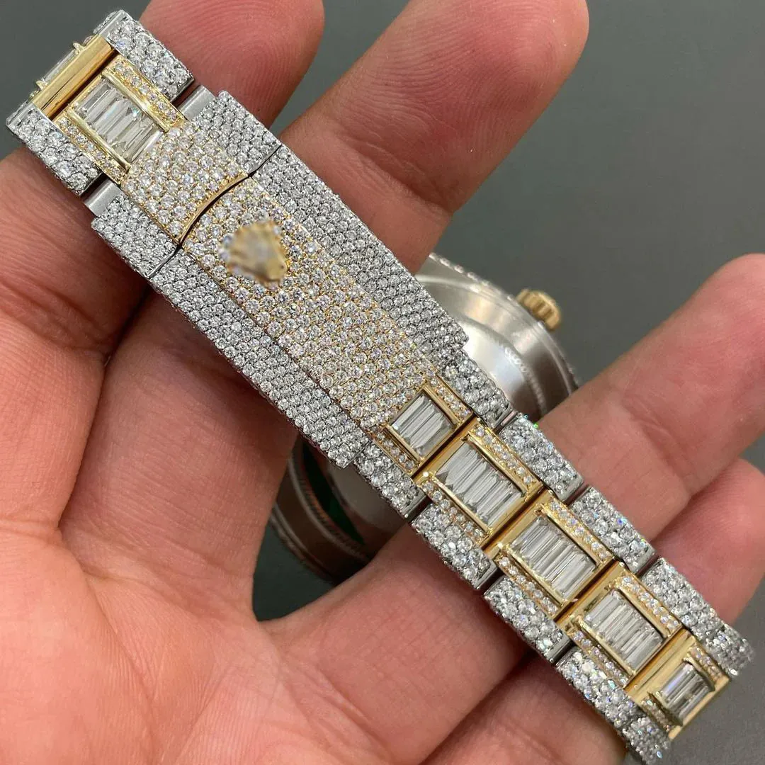 Rolex Day-Date Presidential Moissanite Diamond Watch  W 156