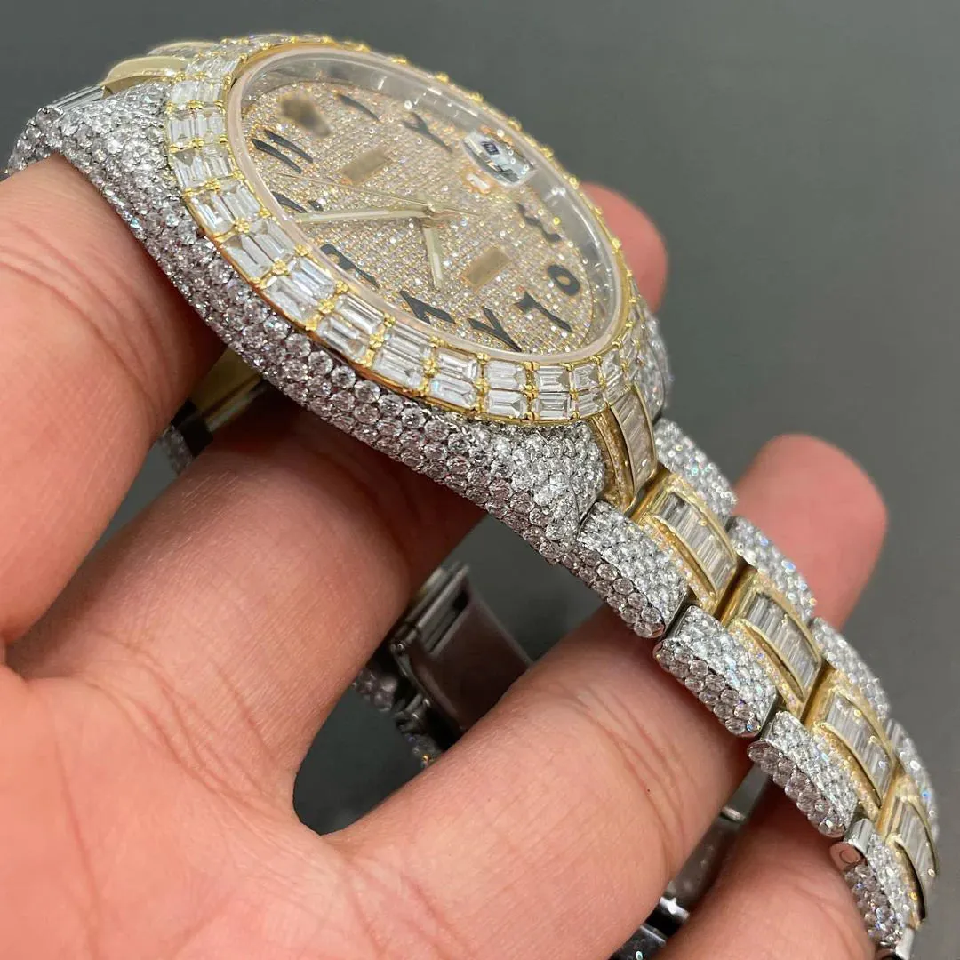 Rolex Day-Date Presidential Moissanite Diamond Watch  W 156