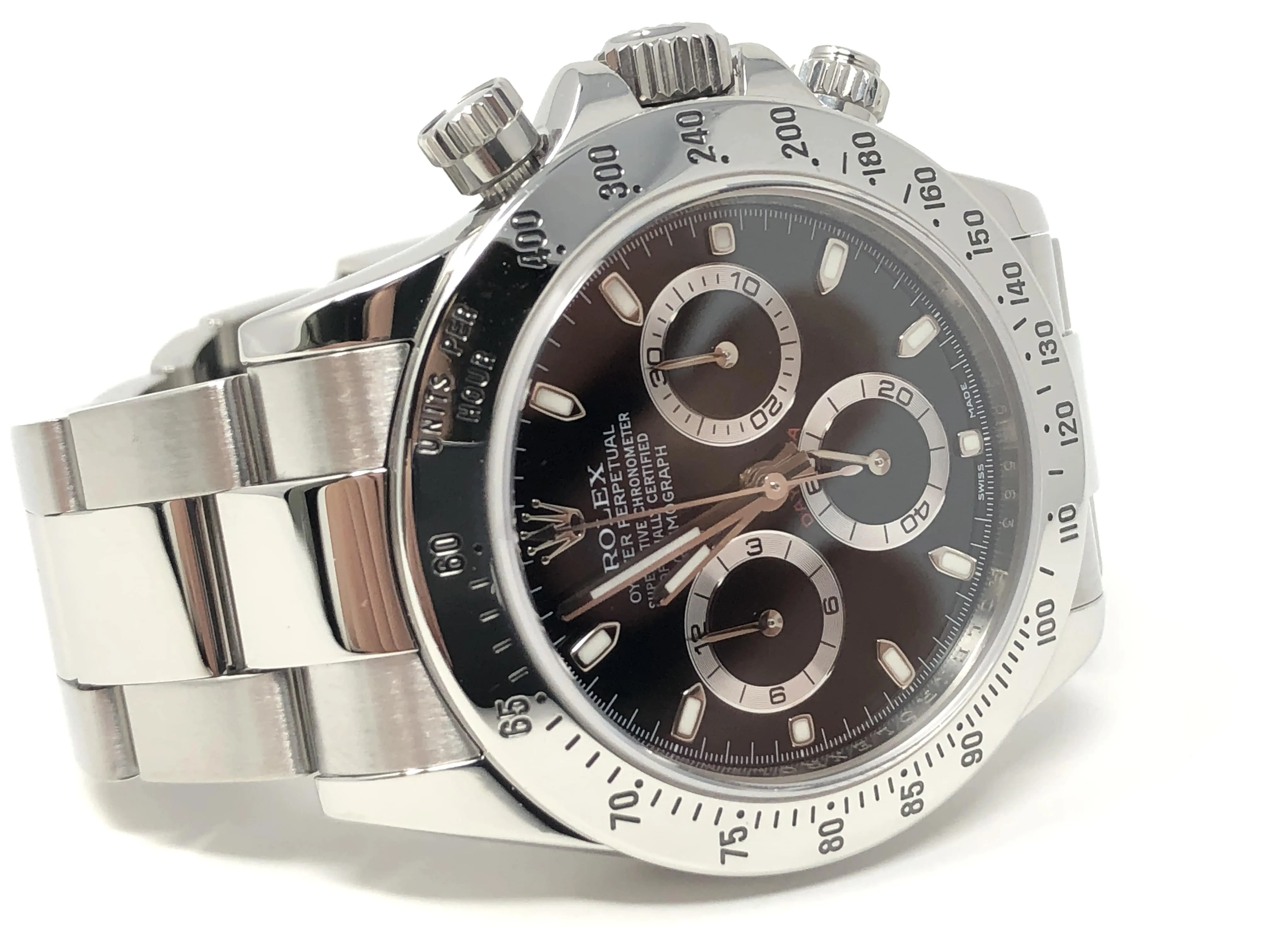 Rolex Daytona Black Dial Chronograph 116520 - Pre-Owned 2010