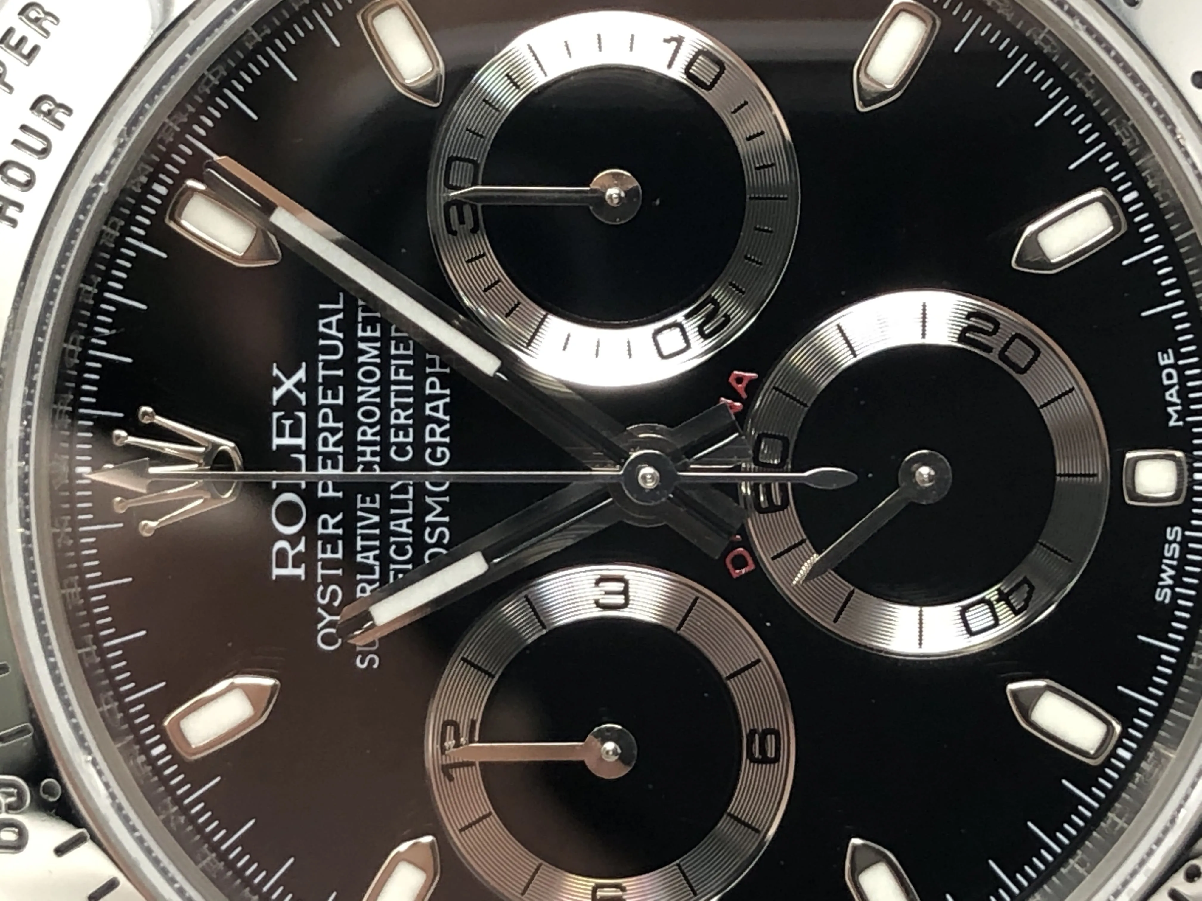 Rolex Daytona Black Dial Chronograph 116520 - Pre-Owned 2010