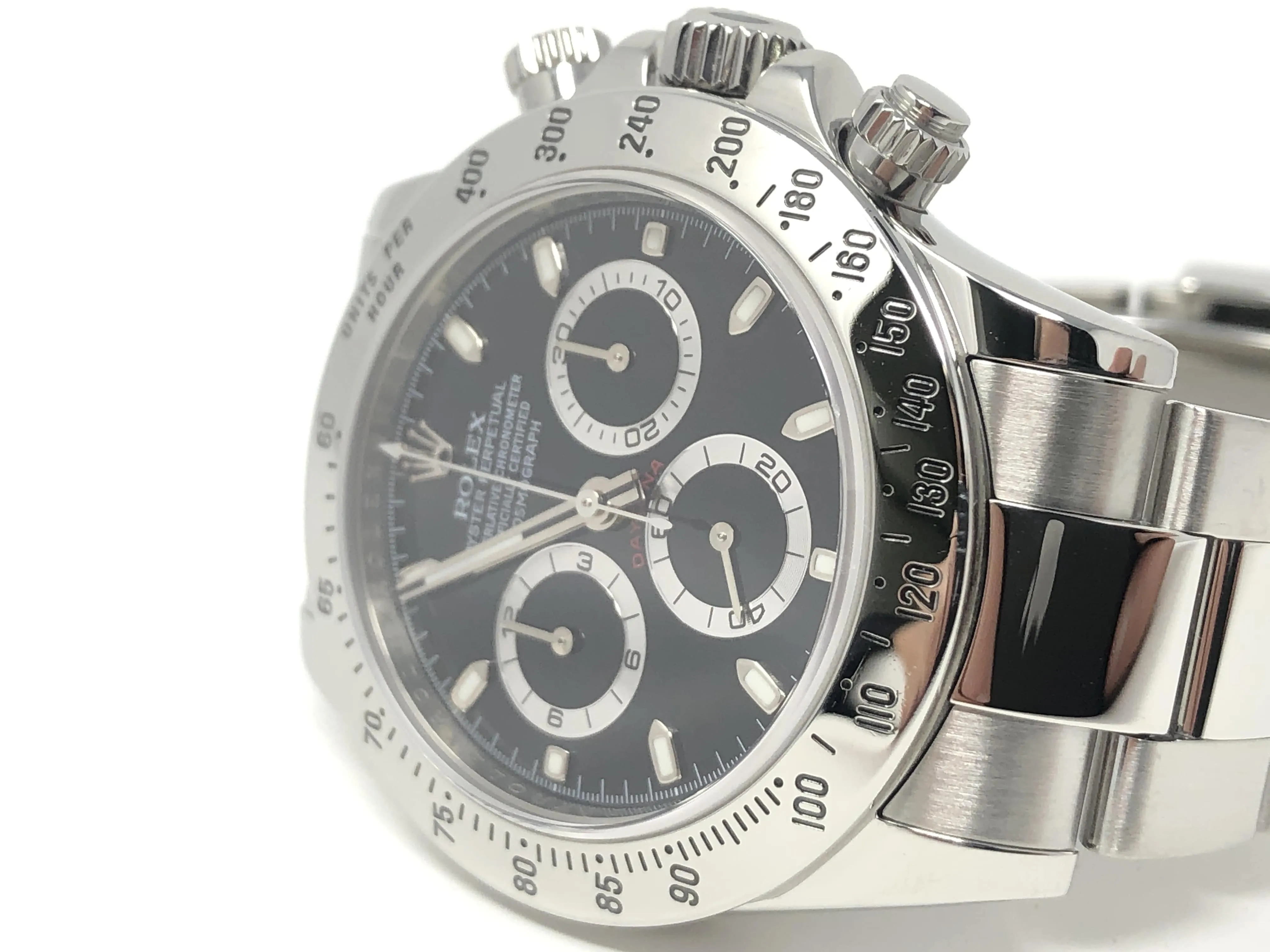 Rolex Daytona Black Dial Chronograph 116520 - Pre-Owned 2010
