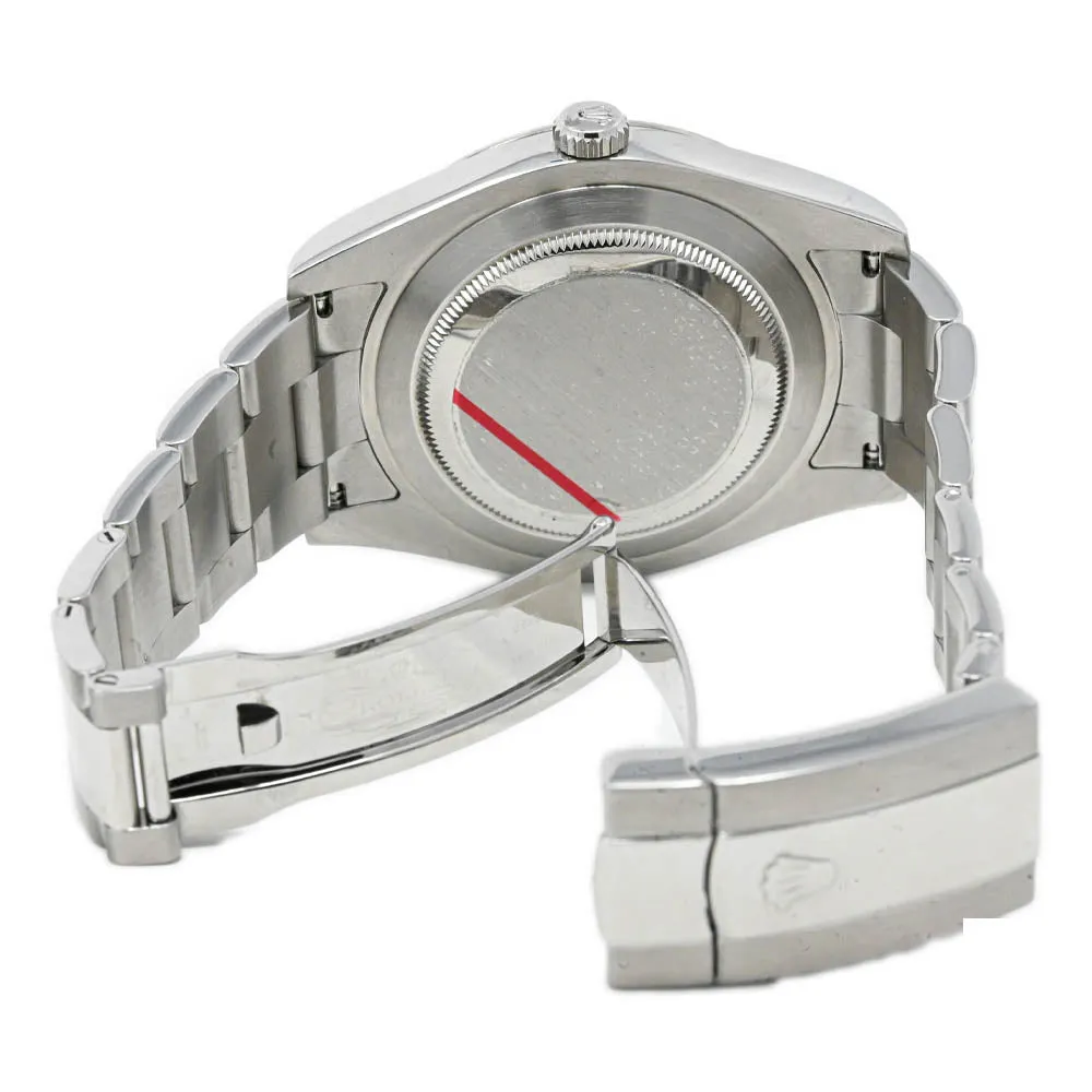 Rolex Men's Datejust II Stainless Steel 41mm Silver Arabic Numeral Dial Watch Reference #: 116334