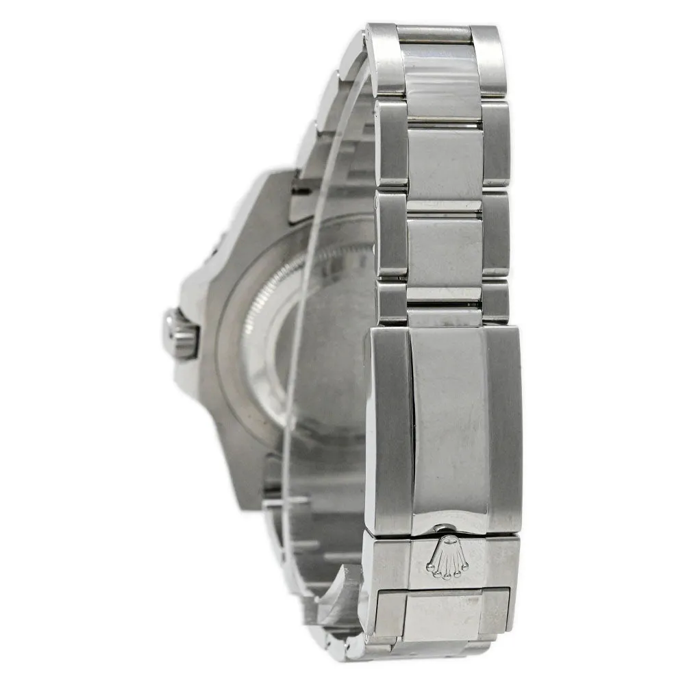 Rolex Men's GMT-Master II Stainless Steel 40mm Black Dot Dial Watch Reference #: 116710LN