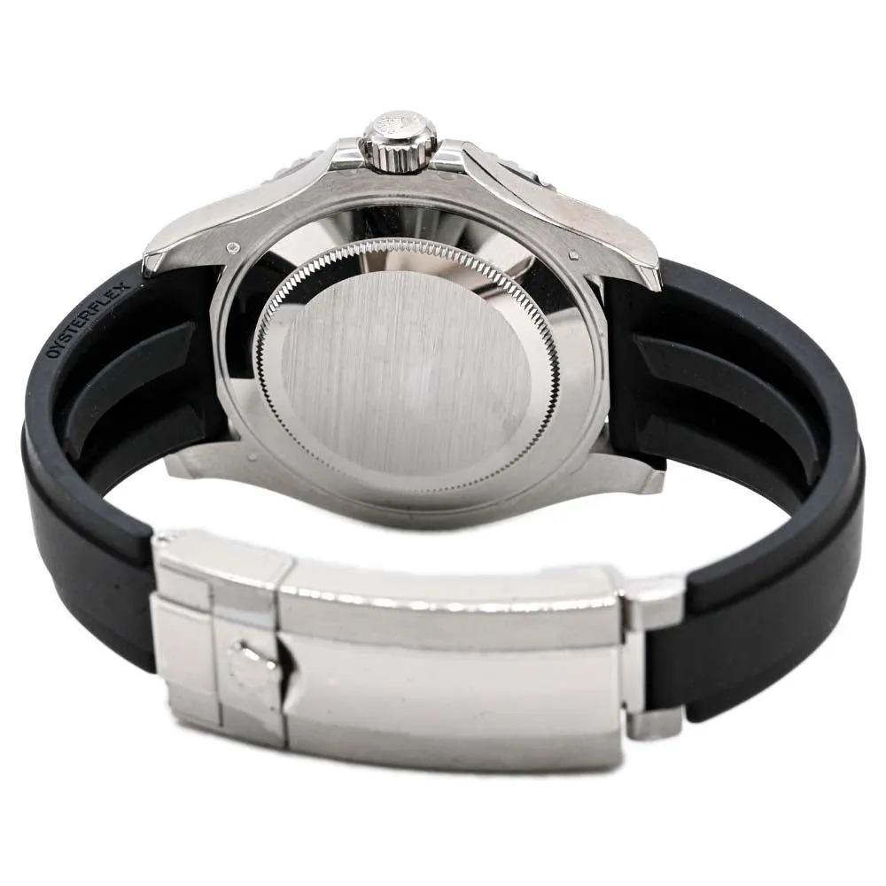 Rolex Men's Yachtmaster White Gold 40mm Black Dot Dial Watch Reference #: 226659