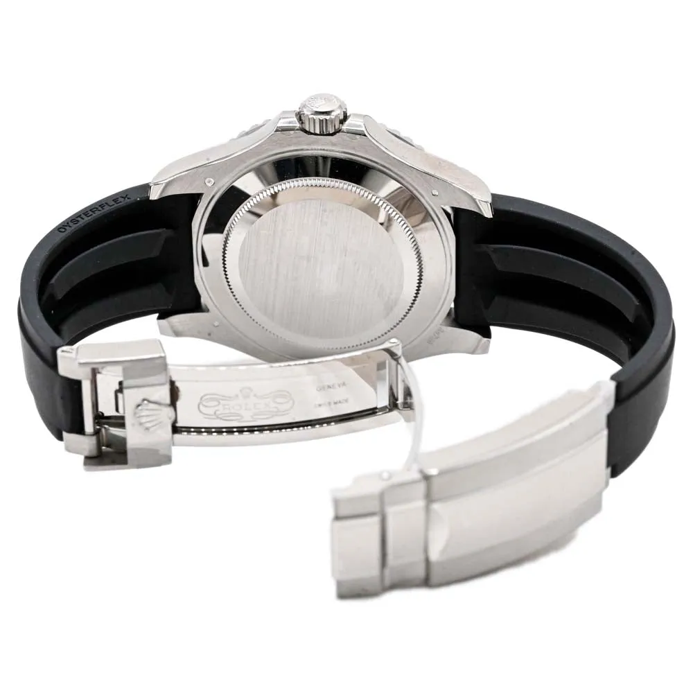 Rolex Men's Yachtmaster White Gold 40mm Black Dot Dial Watch Reference #: 226659
