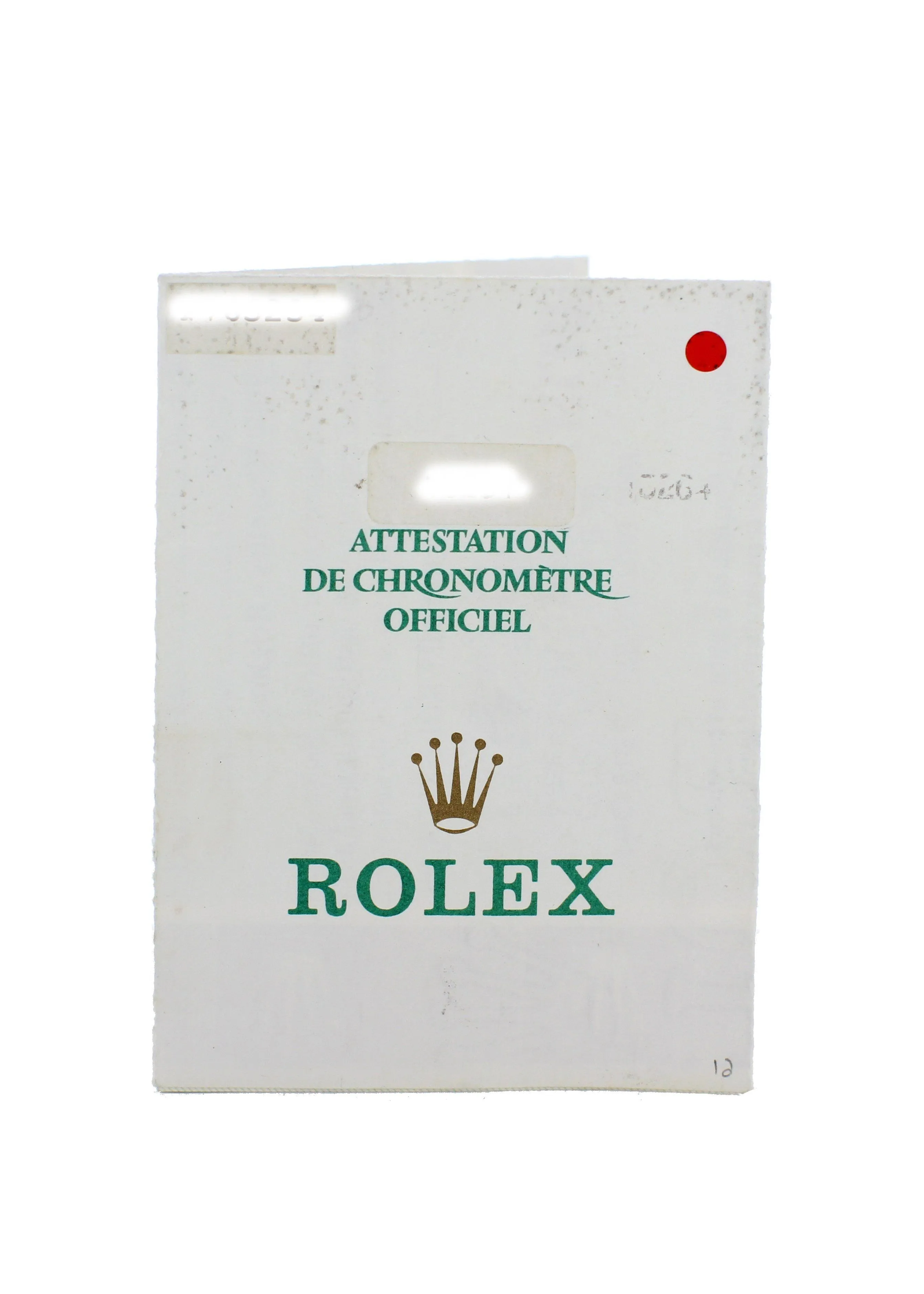 Rolex Oyster Perpetual Datejust Turn O'Graph 16264 Mens Watch With Papers