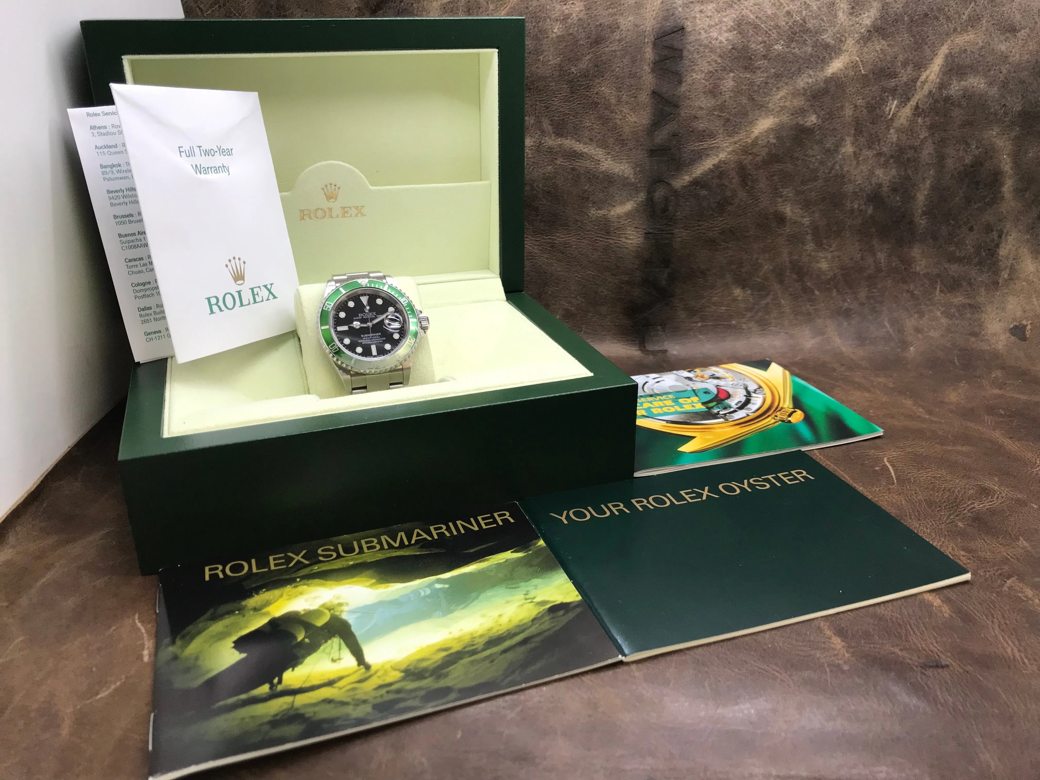 Rolex Submariner 50th Anniversary FAT - FLAT 4 Anniversary 16610V Black Dial Automatic Men's Watch