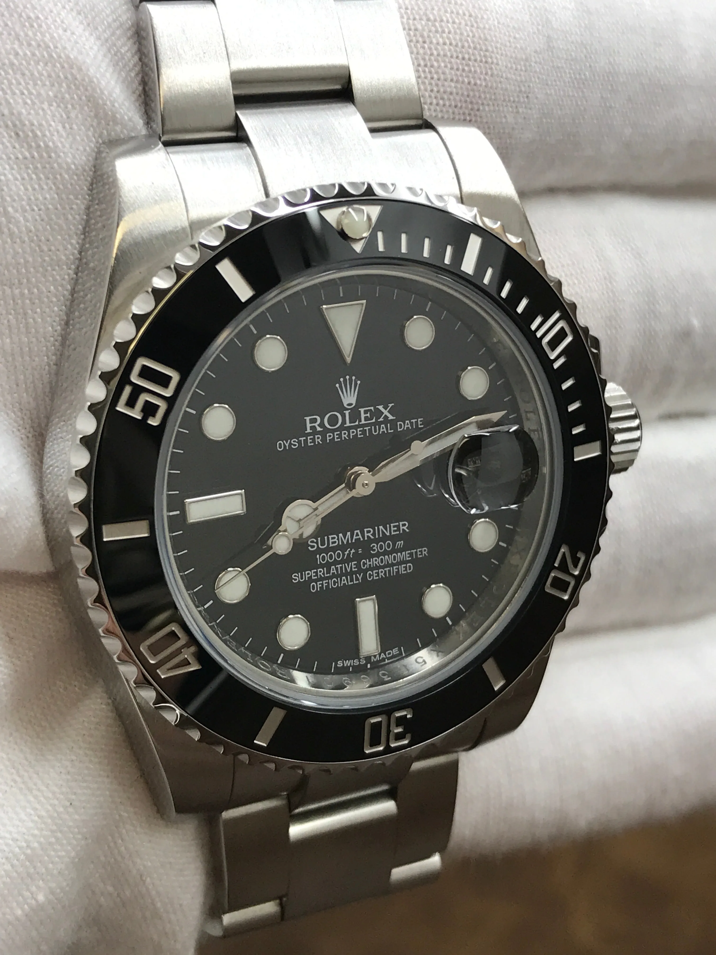 Rolex Submariner Date 116610LN Black Dial Automatic Men's Watch
