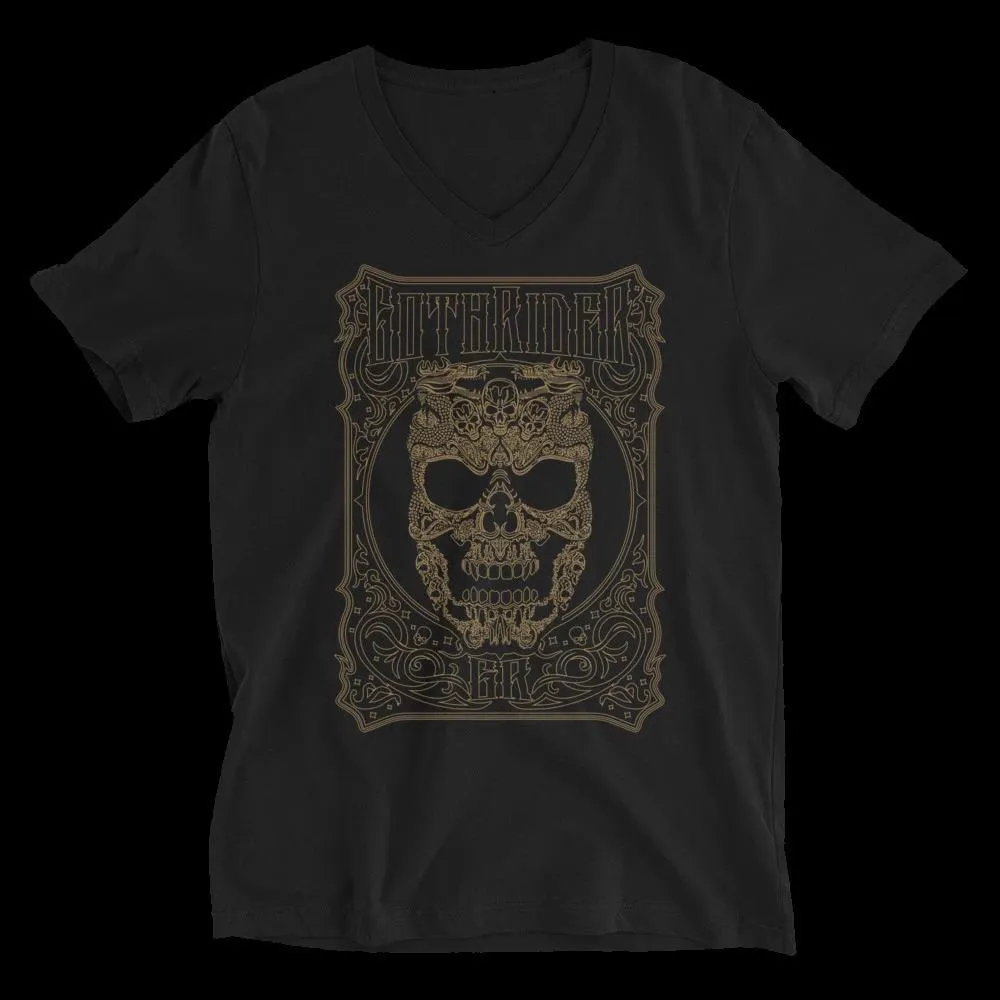Ryu Death Skull V-Neck T-Shirt