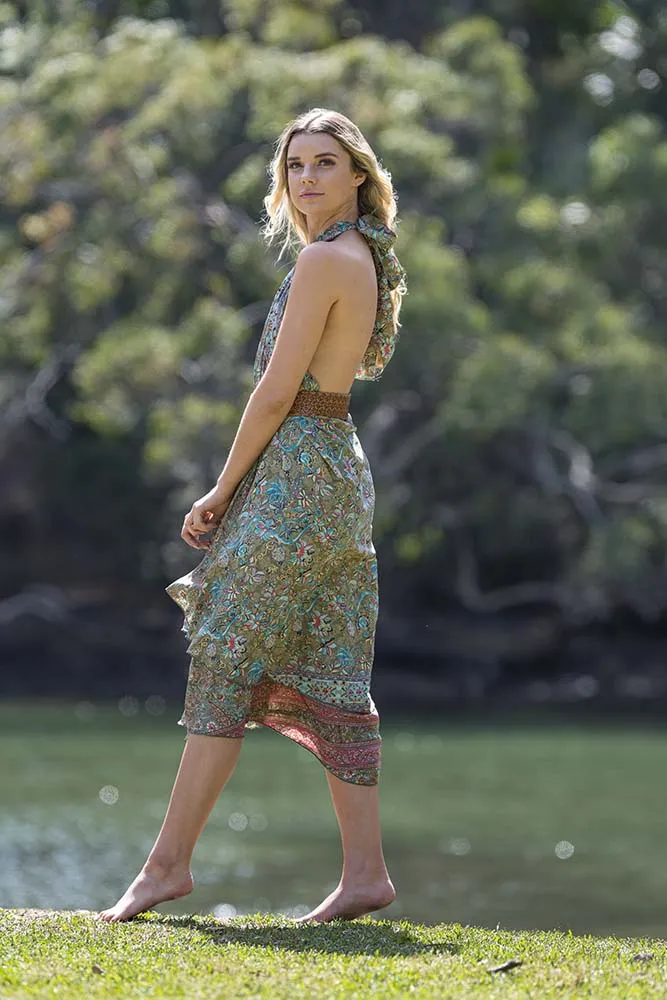 Sage Wrap Skirt
