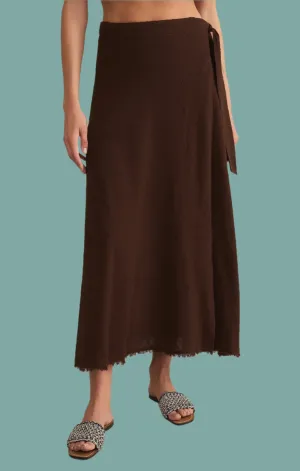 Salerno Wrap Midi Skirt