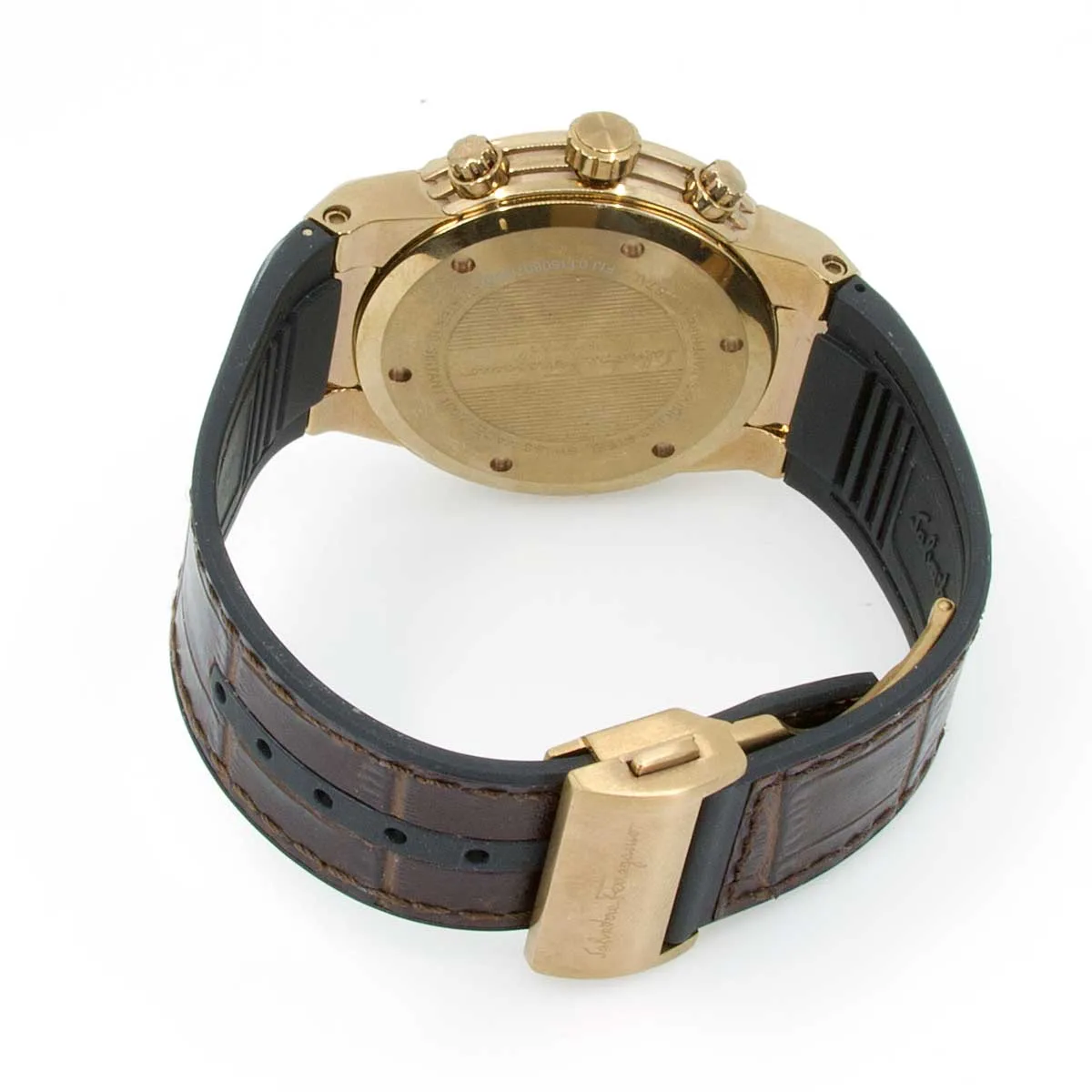 Salvatore Ferragamo F-80 Chronograph Bronze