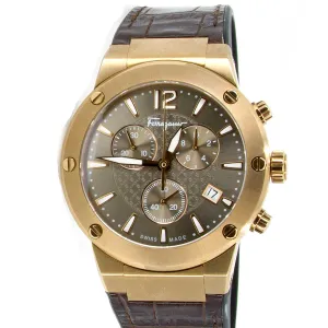 Salvatore Ferragamo F-80 Chronograph Bronze