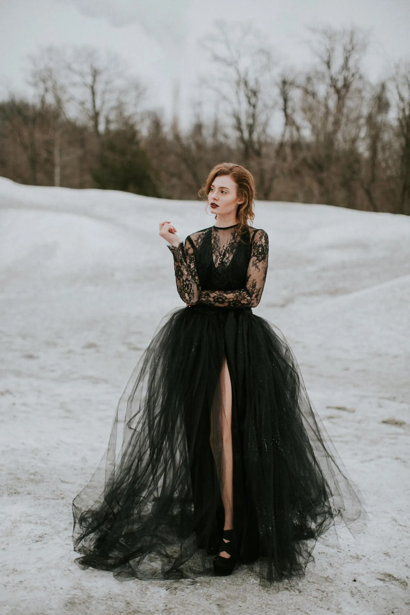 SAMPLE SALE: Goth Bride Set