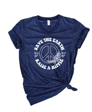 Save The Earth Shirt | Unisex V Neck