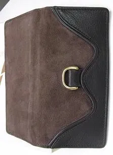 Scully Wallet Collection: Leather Clutch Wallet Harness Trim