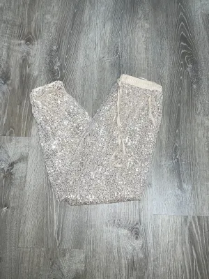 Sequins Jogger Champange