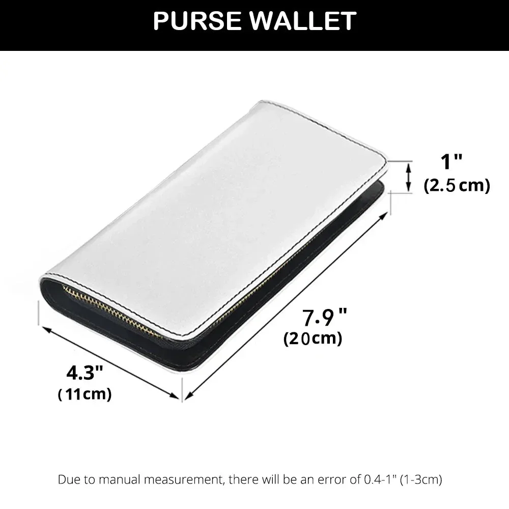 Shineful Leather Clutch Purse With Wristlet Strap Handle Papillon Reverie Toile