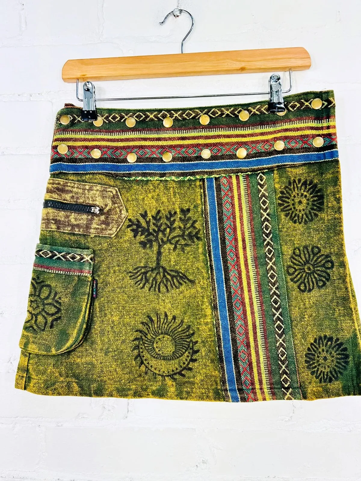 Short Popper Skirt