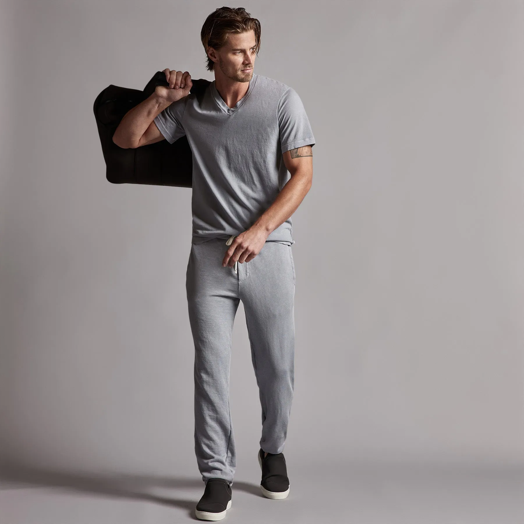 Short Sleeve V Neck - Breeze Pigment
