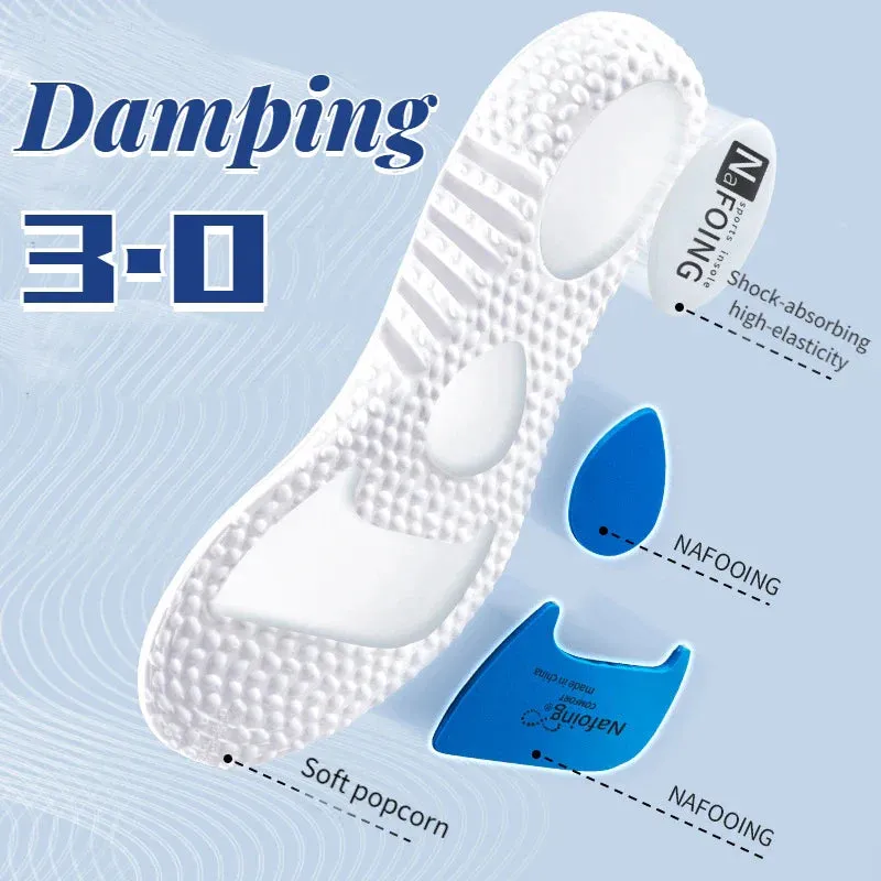 Silicone Orthopedic Soft Elastic Sneakers Insoles