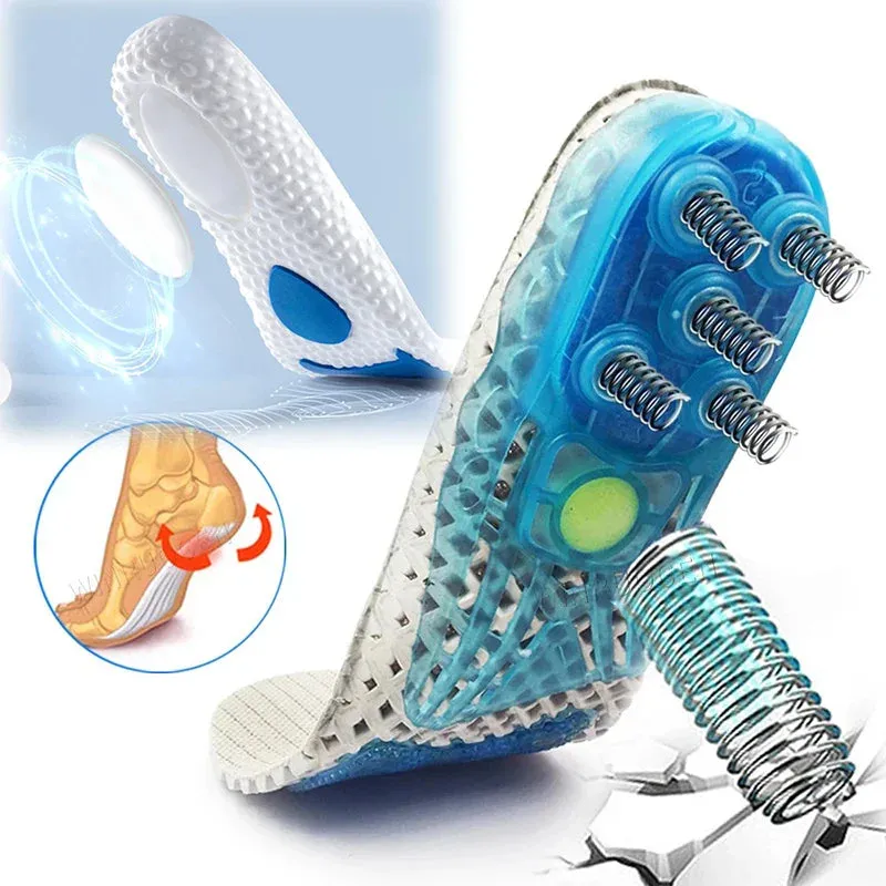 Silicone Orthopedic Soft Elastic Sneakers Insoles
