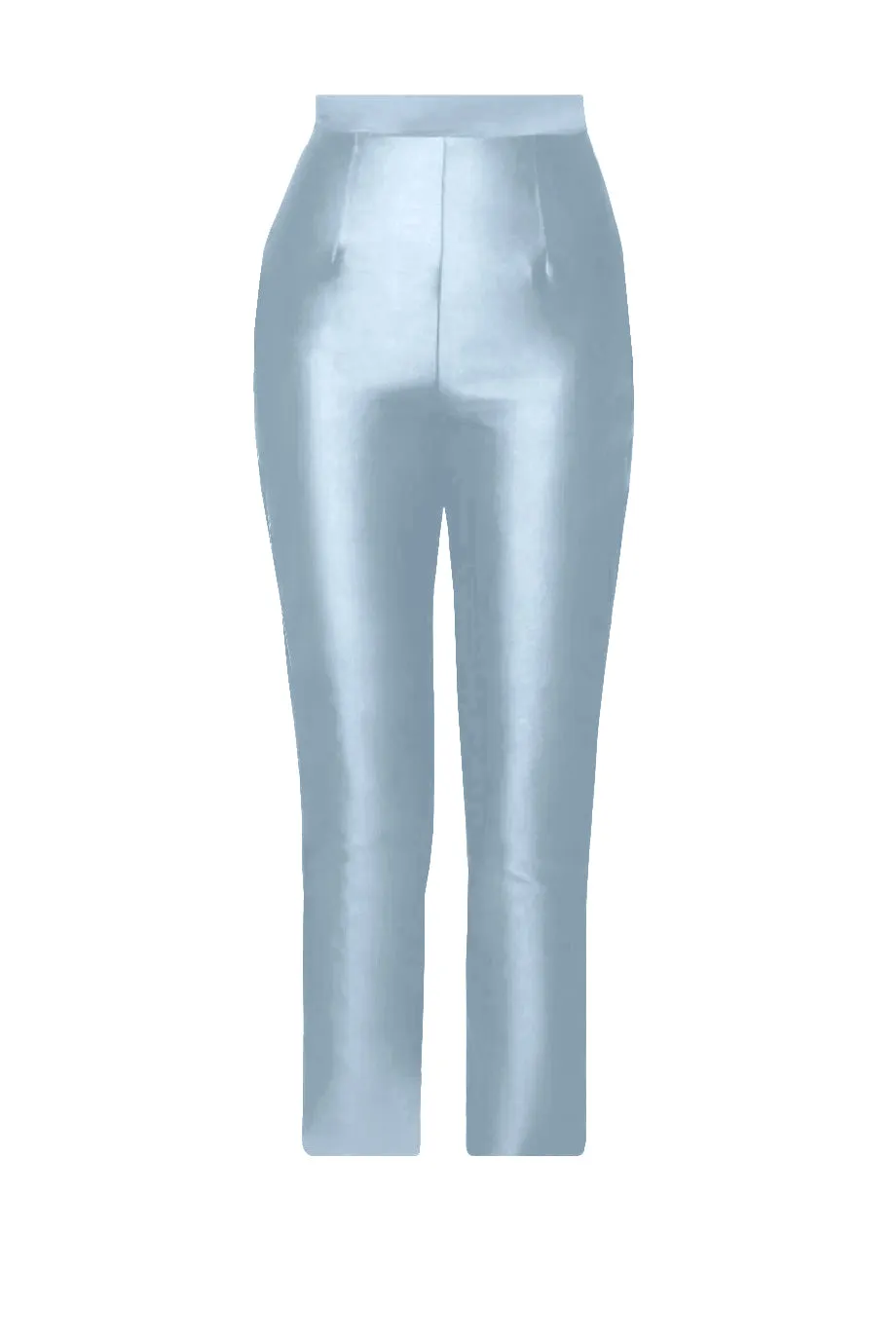 Silk and Wool Cigarette Pants