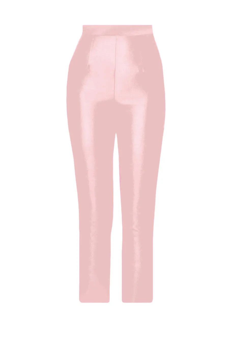 Silk and Wool Cigarette Pants