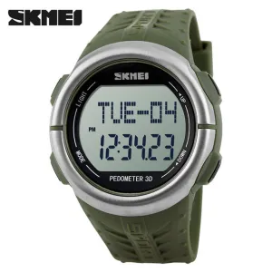SKMEI Pedometer Heart Rate Monitor Calories Counter Fitness Tracker Outdoor Men Sports Watches Digital Watch Women Wristwatches