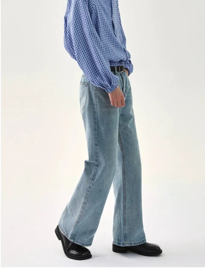 Slim Fit Flared Trousers