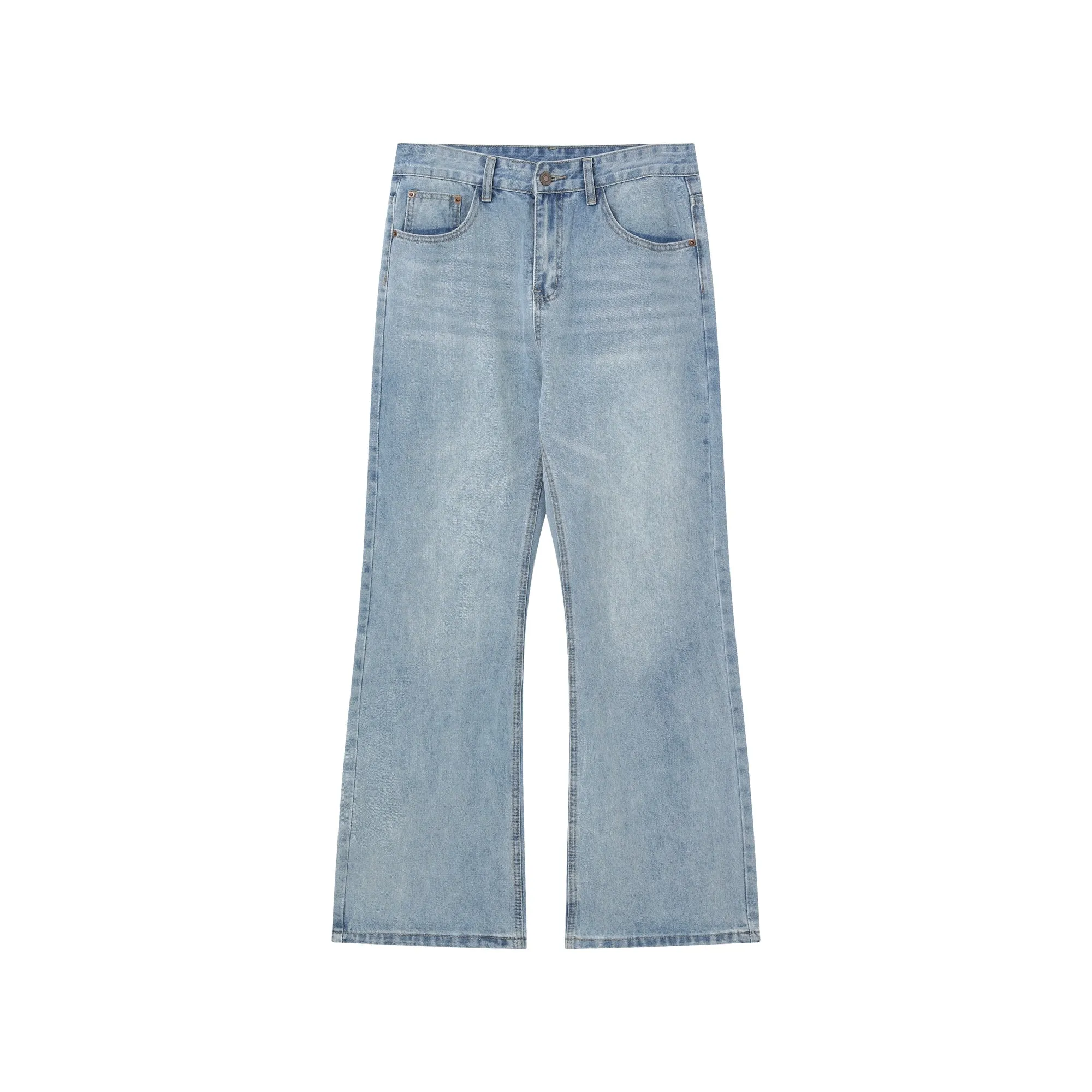 Slim Fit Flared Trousers