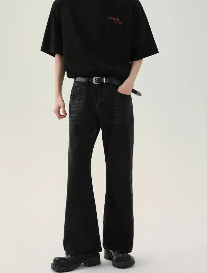 Slim Fit Flared Trousers